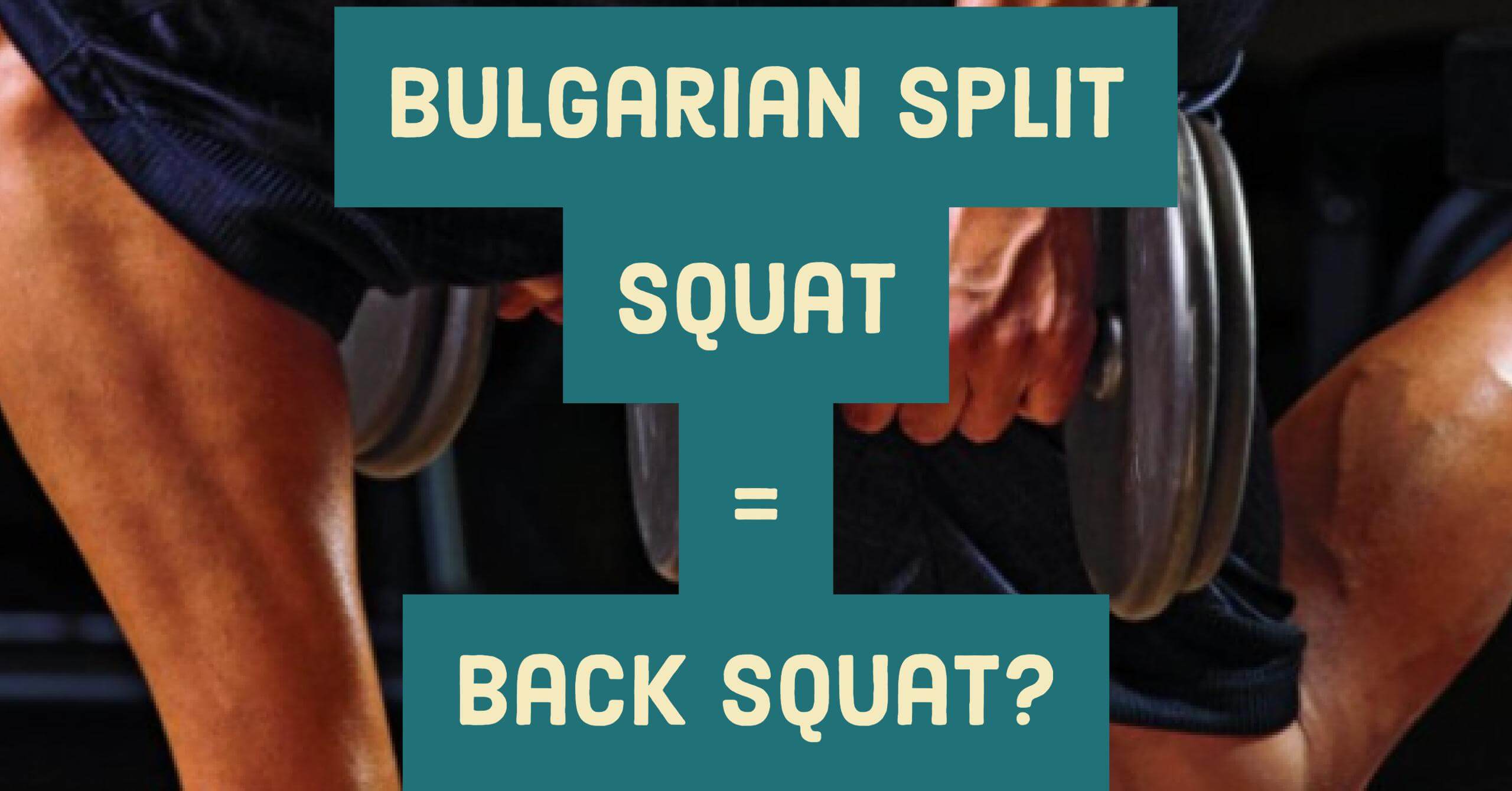 Bulgarian Split Squat Is An Effective Alternative To The Back Squat ...