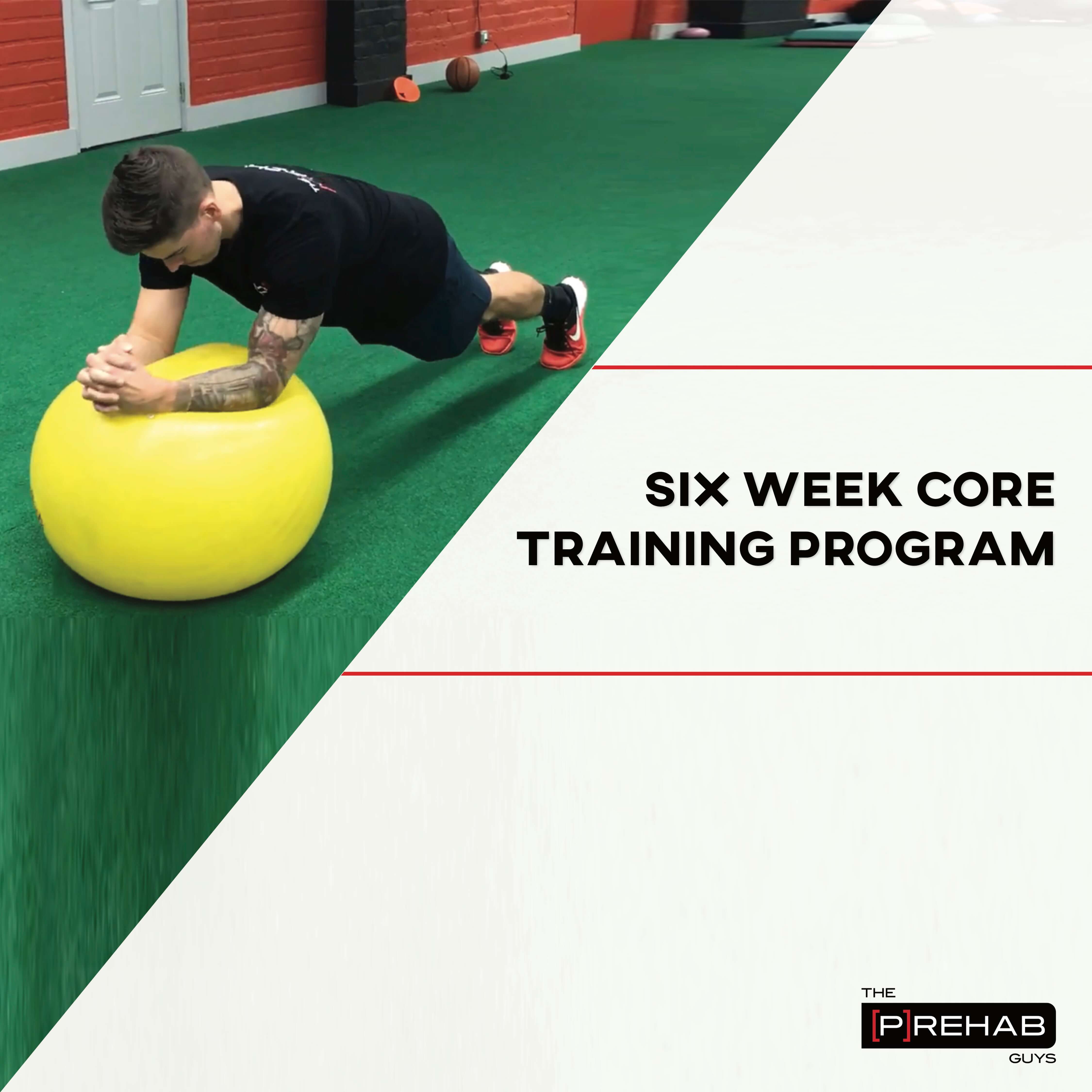 six week core training program advanced core exercises the prehab guys
