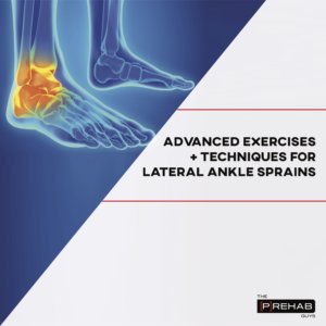advanced lateral ankle sprain rehab exercises the prehab guys