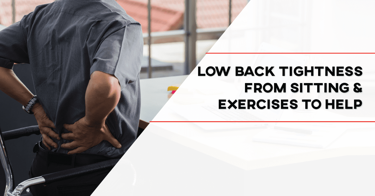 How to relieve lower back pain from sitting: Exercises & tips